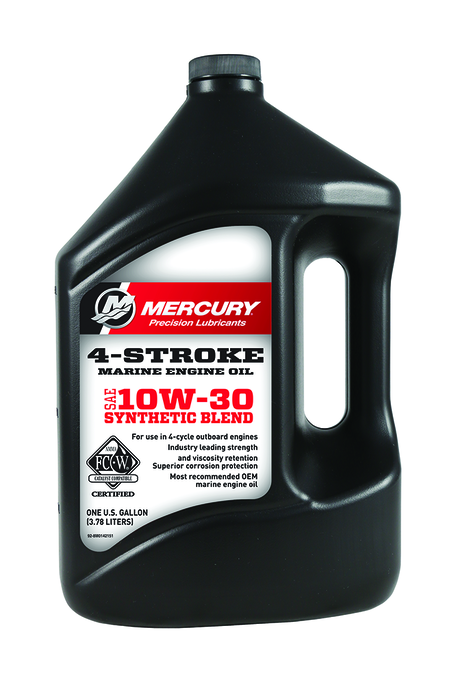 Mercury Fourstroke Synthetic Blend Outboard Oil 3.78LT