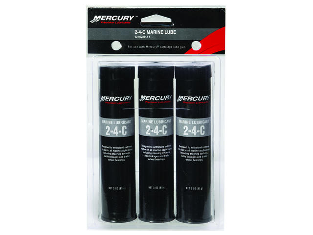 Mercury 2-4-C Marine Grease 85g Tube (3 pack)